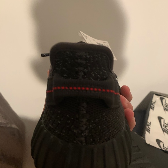 Yeezy black reflective size 6 og all ds - Picture 3 of 7